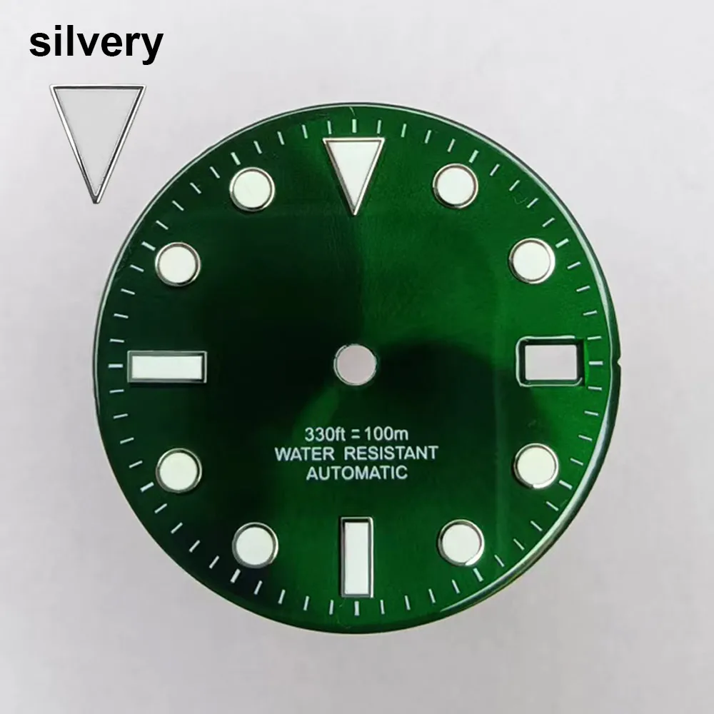 Luminous 28.5mm GMT Watch Dial with Hands