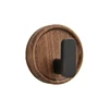 New Style Walnut Robe Hook Clothes Coat Hanger Household Decoration Rustproof Wooden Towel Hook Bathroom Accessories WB8135 6