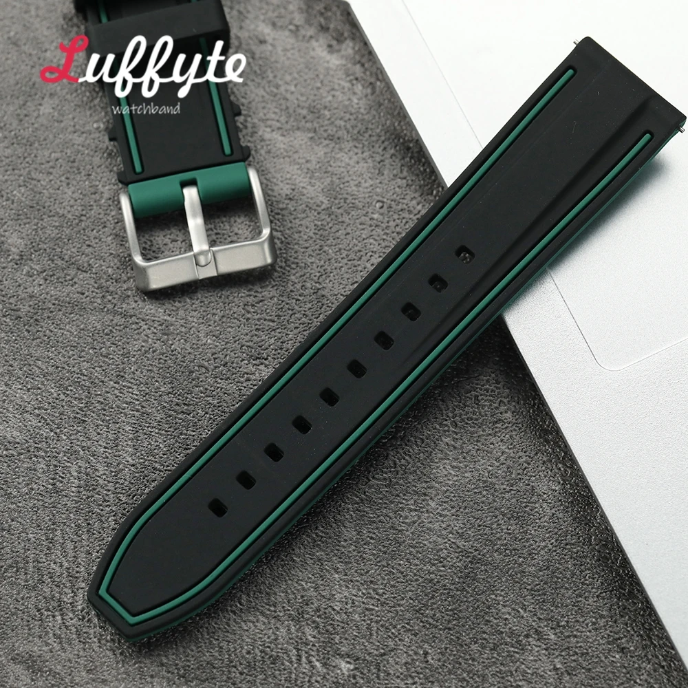 Colorful Soft Silicone Quick Release Watchband - Universal Replacement Bracelet Strap