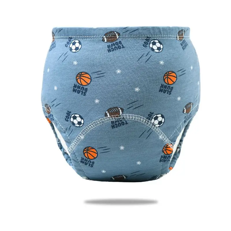 Waterproof Diapers Baby Training Pants Cloth Diapers 5PC Baby Potty Toilet Training Pants Nappies Cartoon Boys Girls Underwear Cotton TPU WaterProof Panties Reusable Diapers