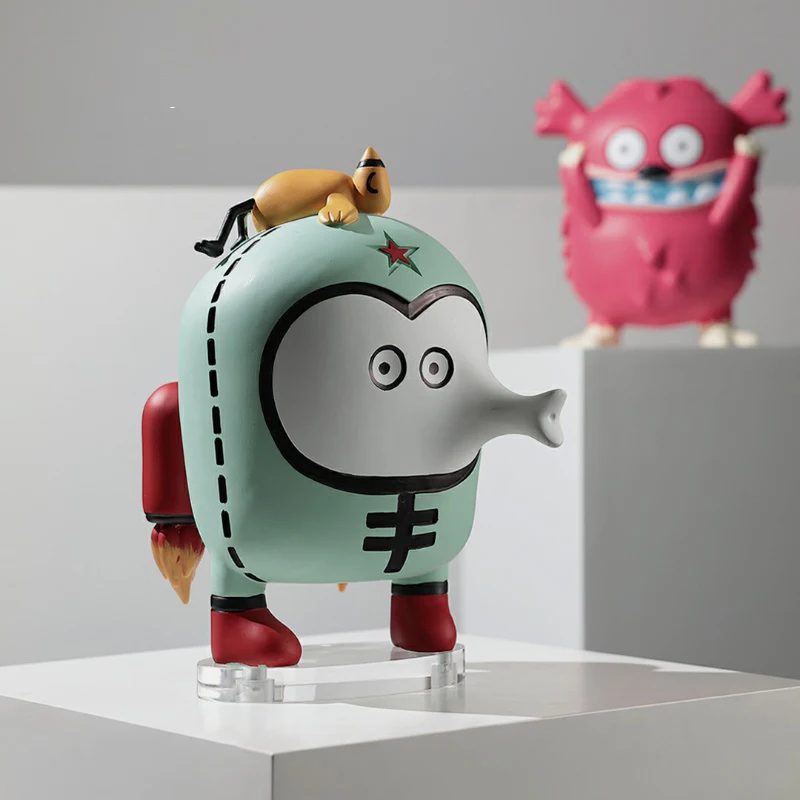 

Новинка 2022, объемная статуя из искусственной смолы, украшение для гостиной, мультяшная скульптура, современная статуя, подарок на день рождения, коллекционная