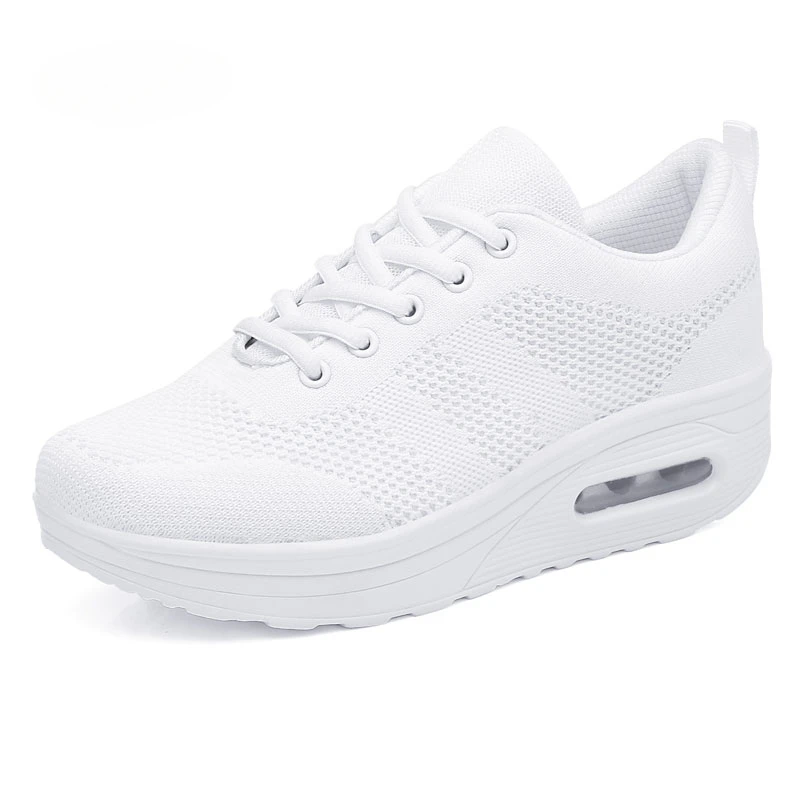 Women Casual Platform Shoes Fashion High Heels Shoes Woman Wedges Women White Sneakers Heigh Increasing zapatos mujer