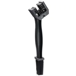 Durable Chain Cleaning Brush and Gear Scrubber for Motorcycles and Bicycles (Black)