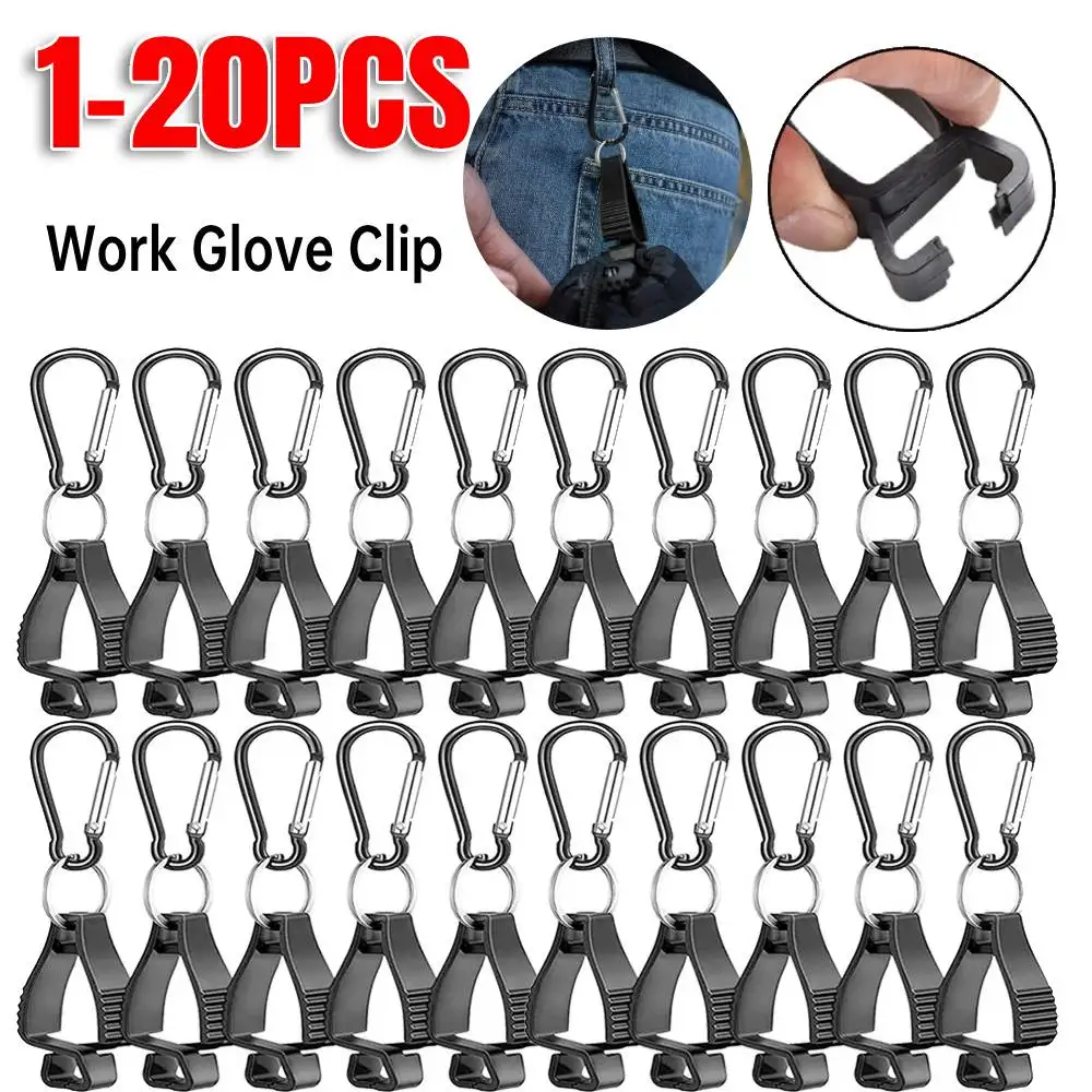 Gloves Clip Hanger Outdoor Protective Work Gloves Multi-purpose Safety Anti-drop Glove Belt Clamp for Worker Construction