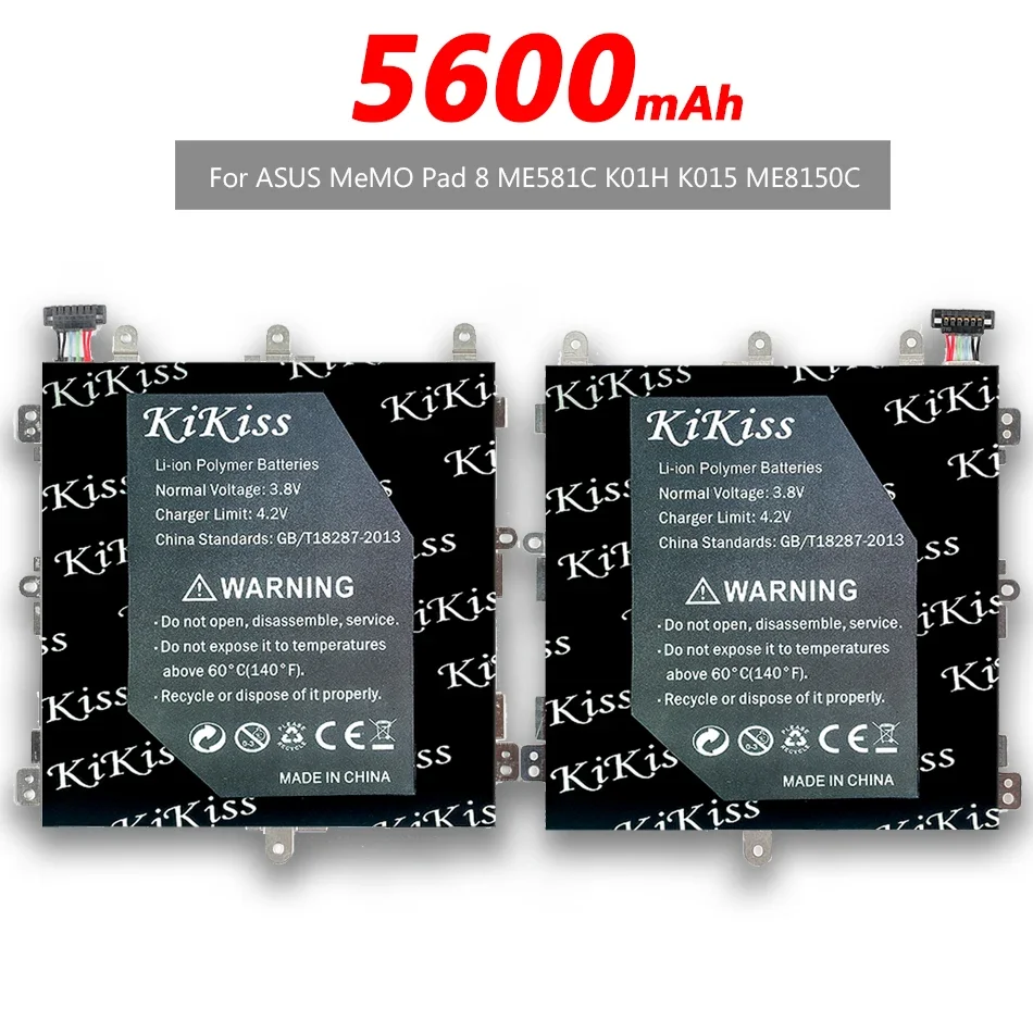 C11P1330 For Asus Memo Pad 8 ME581C K01H K015 ME8150C 5600mAh Tablet Battery Durable