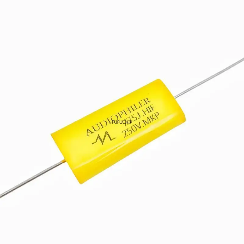 Audio Capacitor MKP Frequency Divider Crossover 1Pcs HIFI Fever Electrolytic Capacitors Non-Polarity 250V 1UF 1.5UF 1.8UF 2.2UF
