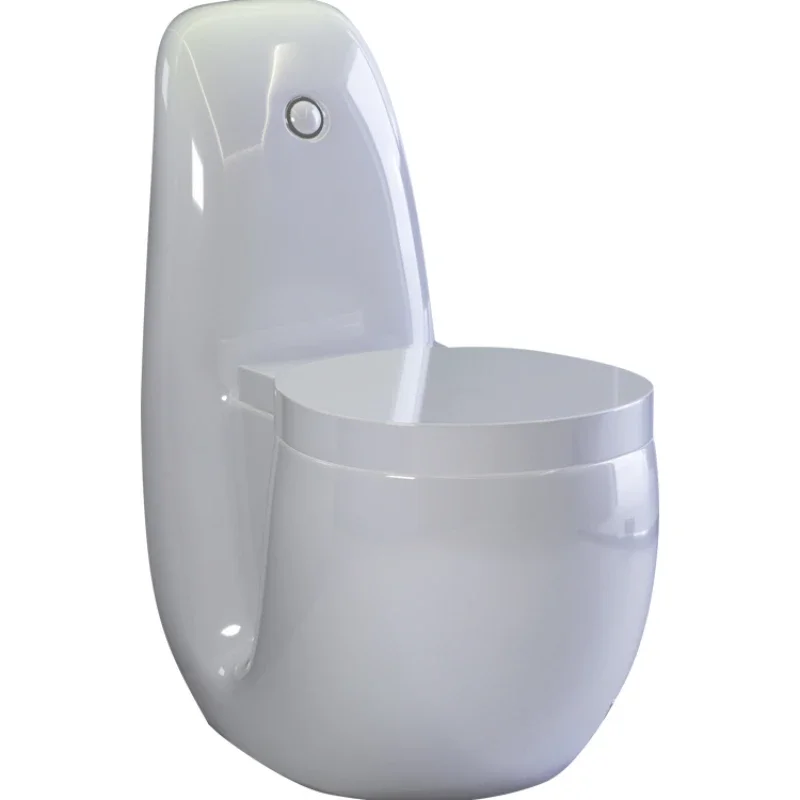 

Household flush siphon creative personality European silent anti-odor small apartment large-caliber color toilet