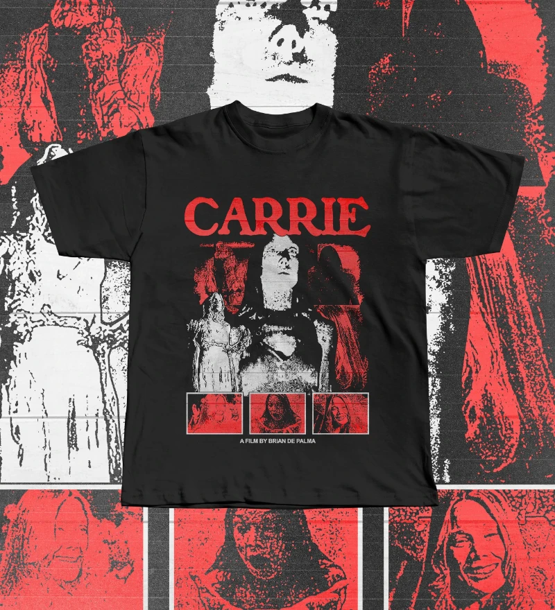 Carrie 1976 Film T-Shirt - Vintage Stephen King Horror T-Shirt