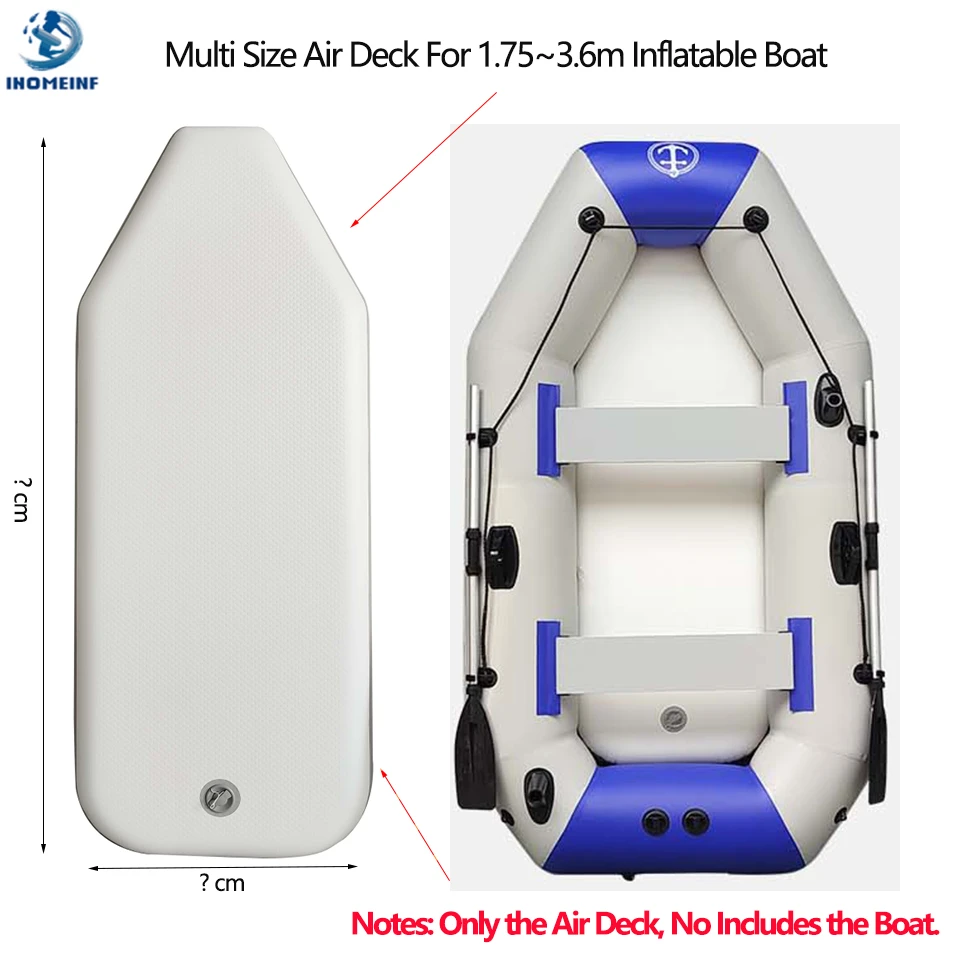 2023 New MultiSize Air Deck For 175360cm Inflatable Boats,Thicked PVC