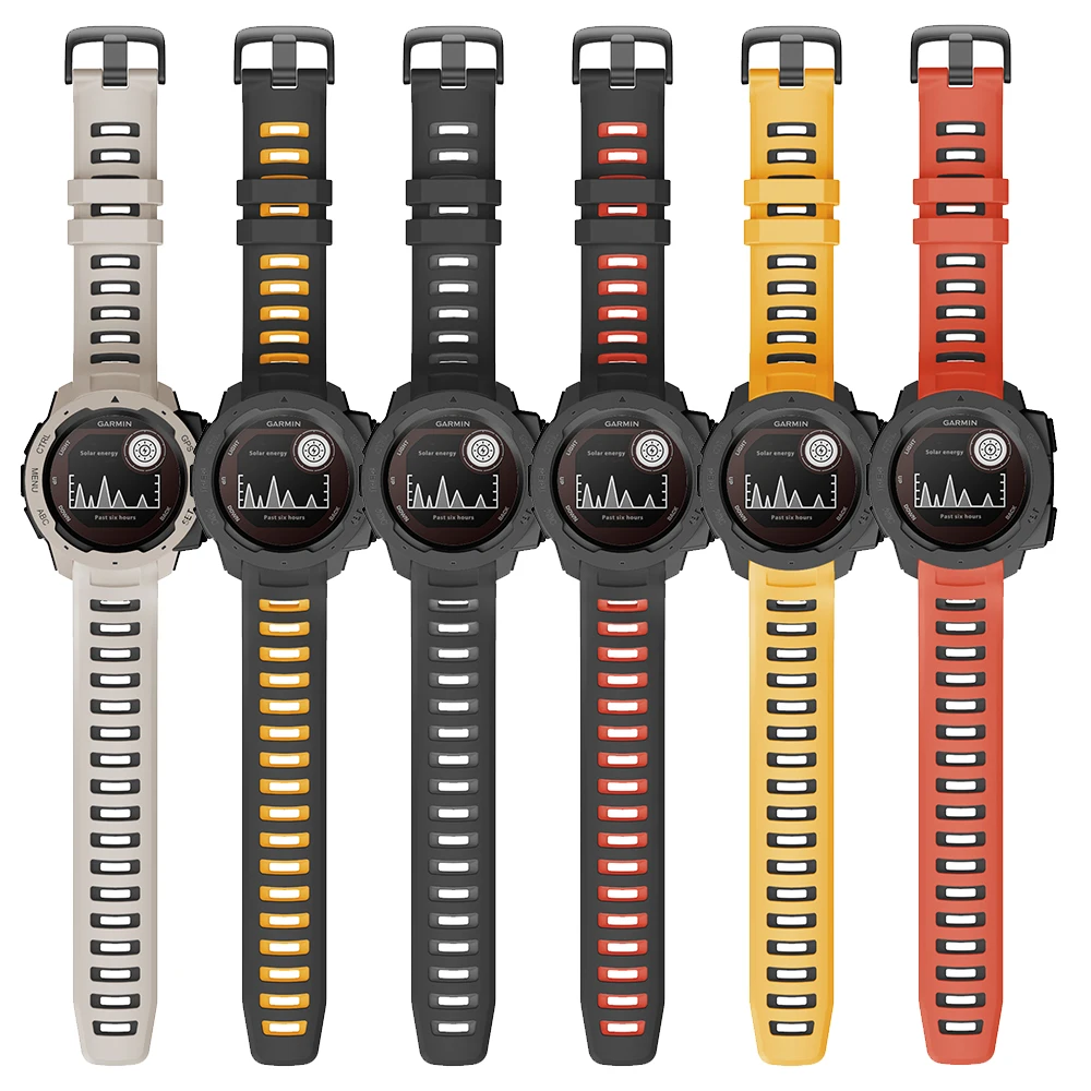 Garmin Instinct 스마트 워치 밴드용 실리콘 교체 손목 스트랩, Garmin Instinct, Garmin Instinct Esports Correa, 22mm