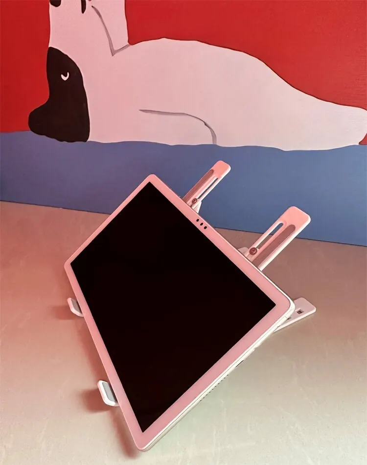 PjioAo Adjustable Portable Tablet Stand With 7 Angles Compatible With 5 To 15.6 Inch Pad Or Phones