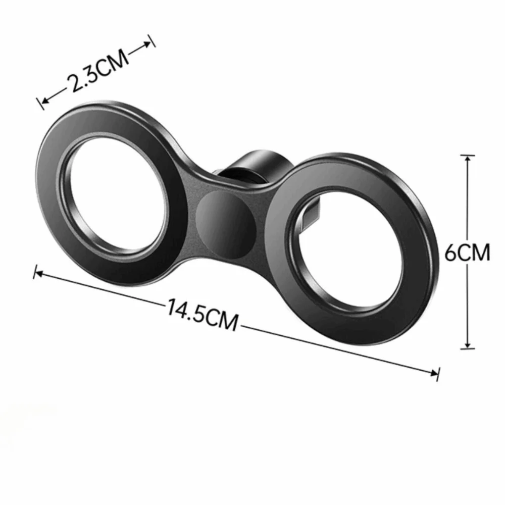 듀얼 헤드 듀얼 포지션 폰 마운트 17mm 볼 헤드 조절 가능 자동차 네비게이션 홀더 내구성 강한 마그네틱 차량용 폰 홀더