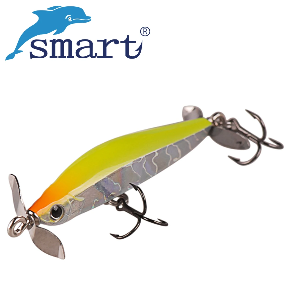 Smart High Quality 5cm 3.2g Sinking Pencil Equipment with Props Propeller  Hot Model Fishing Lure Retail Bait VMC Hook Wobblers