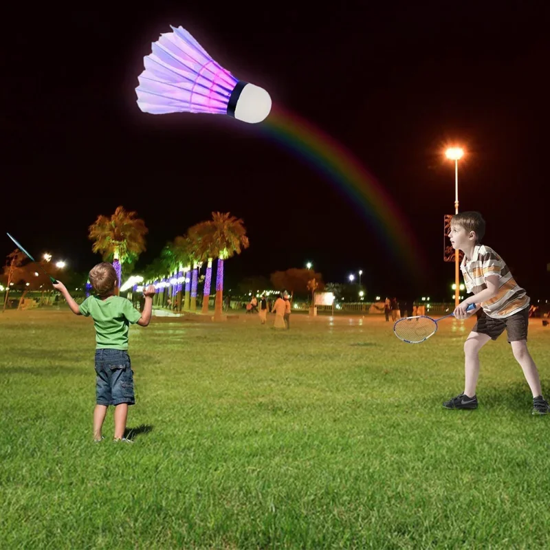 Outdoor LED Badminton Shuttlecocks 4 Pcs