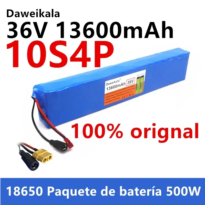 

100% Original high power 36V battery 10S4P 13.6Ah 18650 battery pack 500W 36V 13600mAh for Ebike electric bicycle with BMS