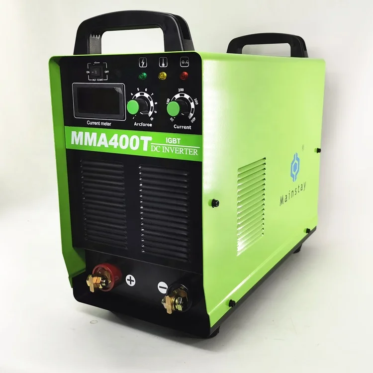 Industrial Machine 380v 440V Motor 400 Amp Mma DC Inverter IGBT SMAW Arc Welder  Heavy Duty Arc Welding Machine  MMA400T