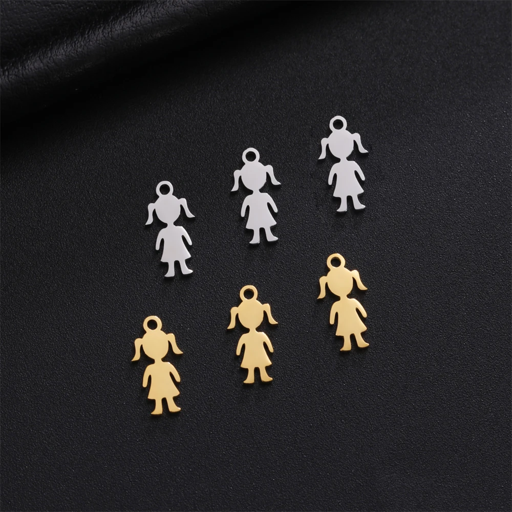 5 teile/los Edelstahl Tiny Charms Schmetterling Libelle Taube Tier Anhänger Für Diy Halskette Armband Schmuck Machen Zubehör – Detail 19