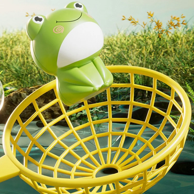 Kid Toy Launch Frog Cartoon Flying Frog Catching Development Sensory Interaction Puzzle Toy 4