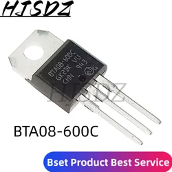 10 piezas BTA06-600B BTA06-600C BTA06-800B BTA08-600B BTA08-600C TO-220 BTA06 600 BTA08 600 TO220