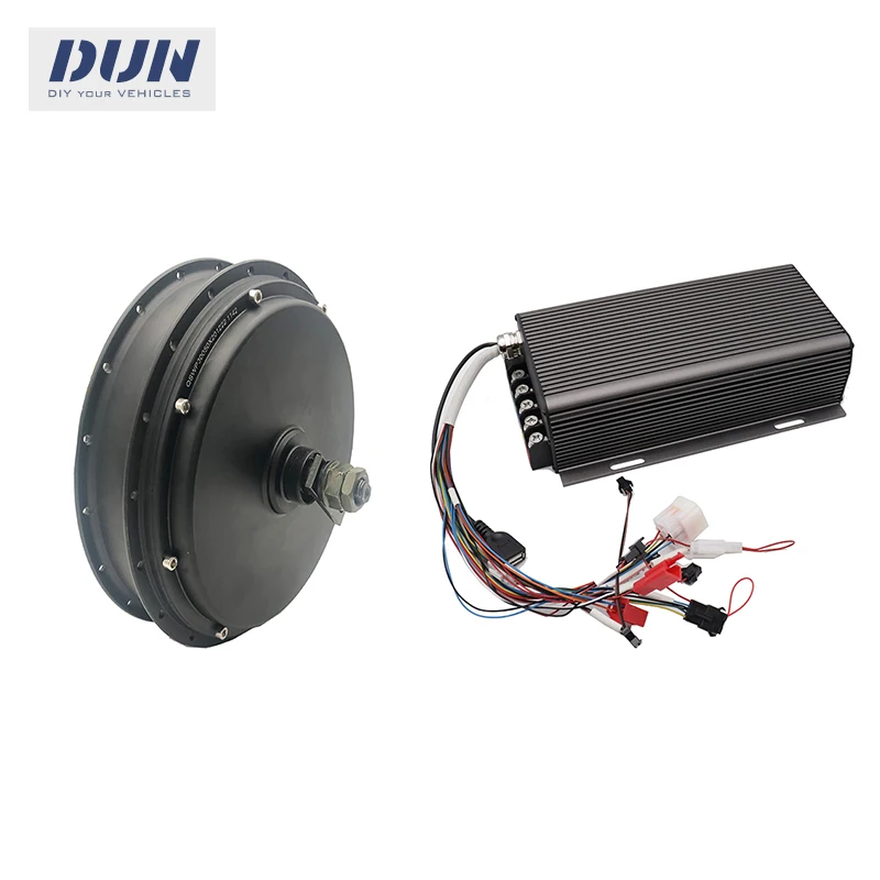 

QS 205 50H V3 Rated 3000W Max 6000W 100KMH Hub Motor with SVMC72150 APT for E-Moped Electric Bike