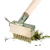 Deck Crevice Cleaning Tool Driveway Moss Remover Weeding Wire Brush Manual Crevice Weeding Tool Grout Remover Multifunctional 45 1