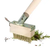 Deck Crevice Cleaning Tool Driveway Moss Remover Weeding Wire Brush Manual Crevice Weeding Tool Grout Remover Multifunctional 45 1