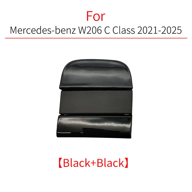 Luxury Car Rear Bumper Tow Hook Cover Cap - White/Black Finish