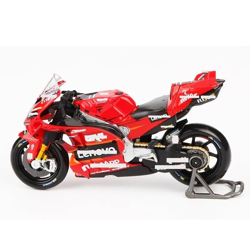New Maisto 1:18 Moto Ducati Lenovo Team 2023 MotoGP Champion #1 #23 Die Cast Model Edition Alloy Vehicle Motorcycle Car Toy Gift 3