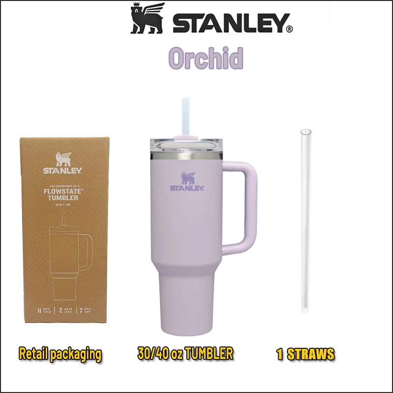 Original Stanley 30oz/40oz Quengher H2.0 Tumbler With Straw Lids Stainless  Steel Coffee Termos Cup Car Mugs vacuum cup - AliExpress