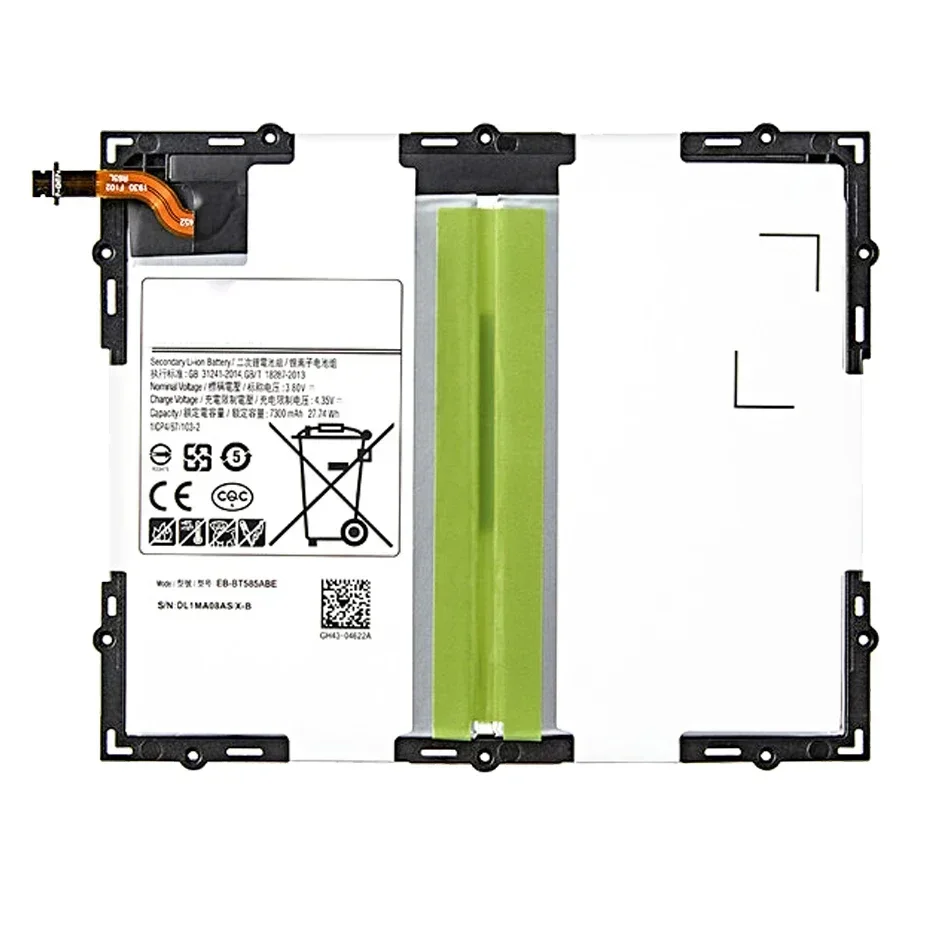 Battery 7800mAh rechargeable battery For Samsung Galaxy Tab A 10.1 SM-T580 SM T580 T585 T580N T585N Tablet Li-ion Polymer