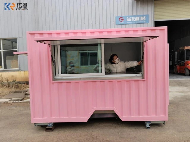 Pink Container Shop  Shipping container, Container shop, Container coffee  shop