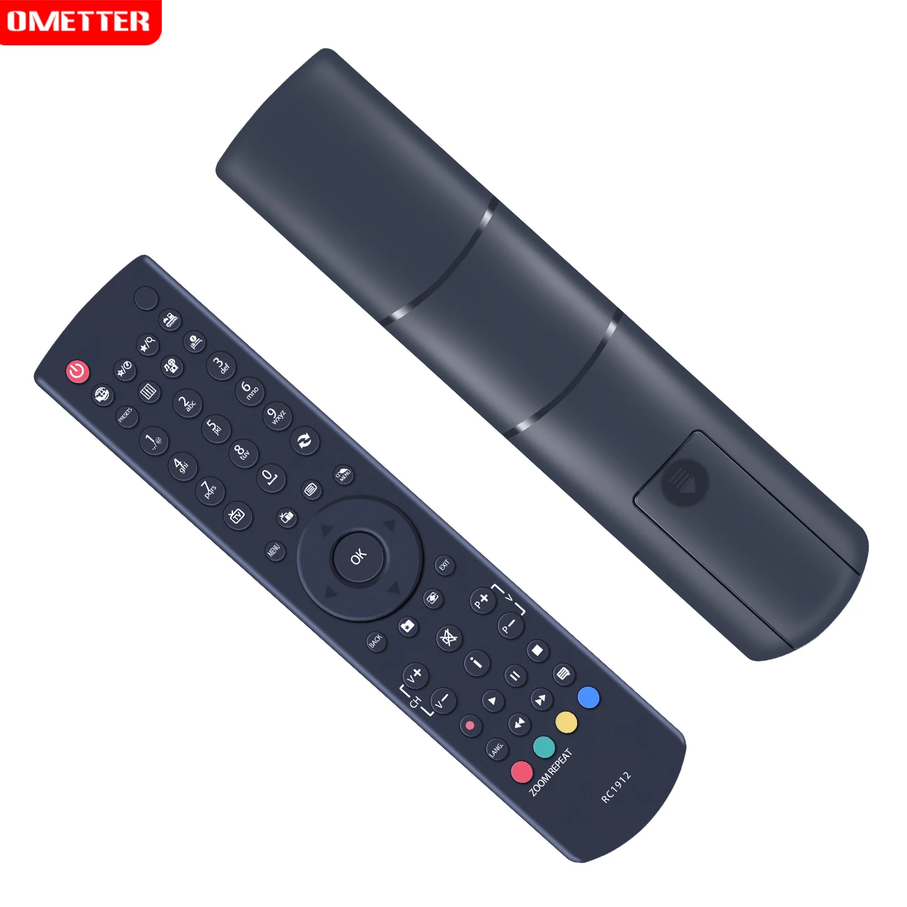 AULCMEET RC4849 RC4870 RC4875 Telecomando Sostituzione per JVC JMB Digihome Polaroid Vestel Finlux TELEFUNKEN TVs DLED48272FHD LCD329083DFHD CEL-32HDRB16/1 CEL-22FHDDB-16/1 DLED32167HD