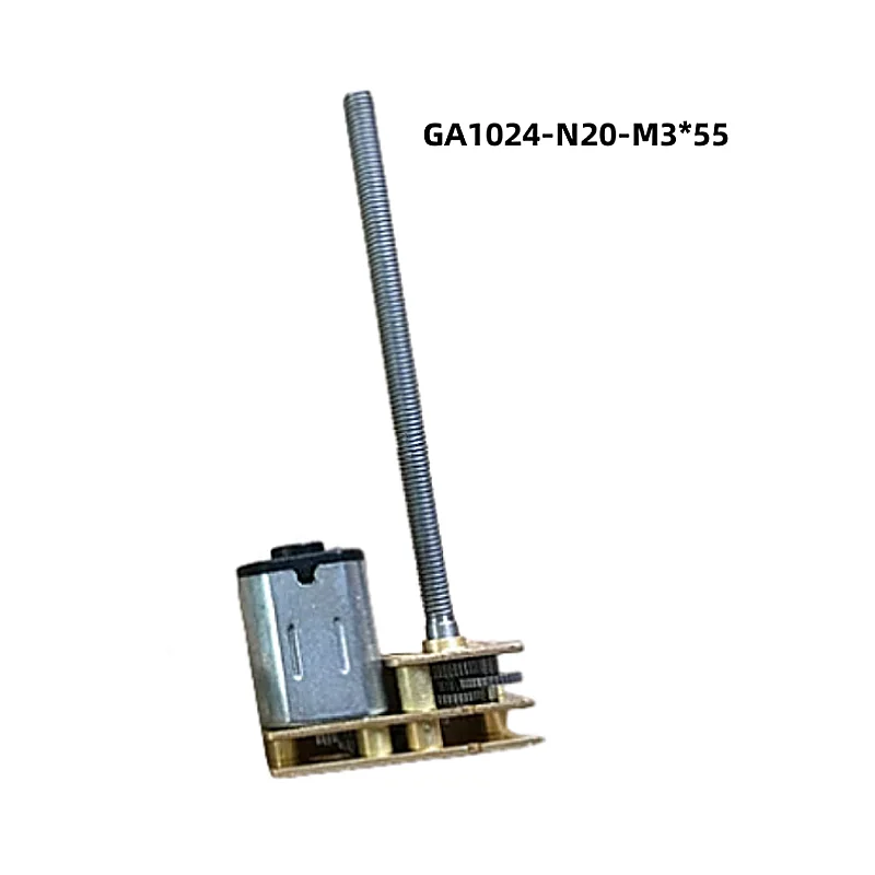 

DC6V 12V Gear Motor M3*55mm Screw Thread Shaft 600RPM 500RPM 30RPM 400RPM 10*24MM Motor GA1024-N20-M3*55 Inversion Motor