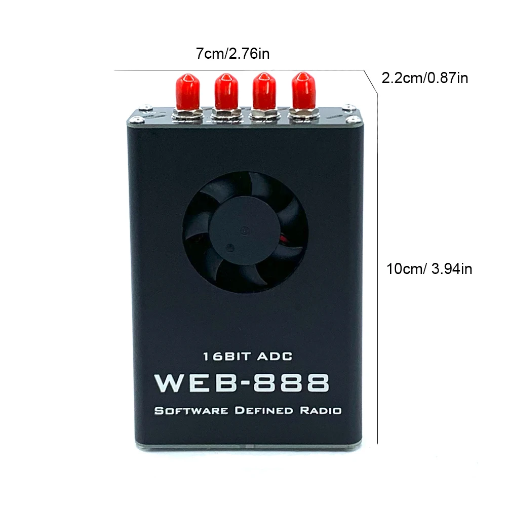 웹-888 16비트 ADC 웹 소프트웨어 정의 라디오 GPS 모듈 10kHz60MHz HF VHF SDR 라디오 수신기 SDR 수신기 햄용 라디오