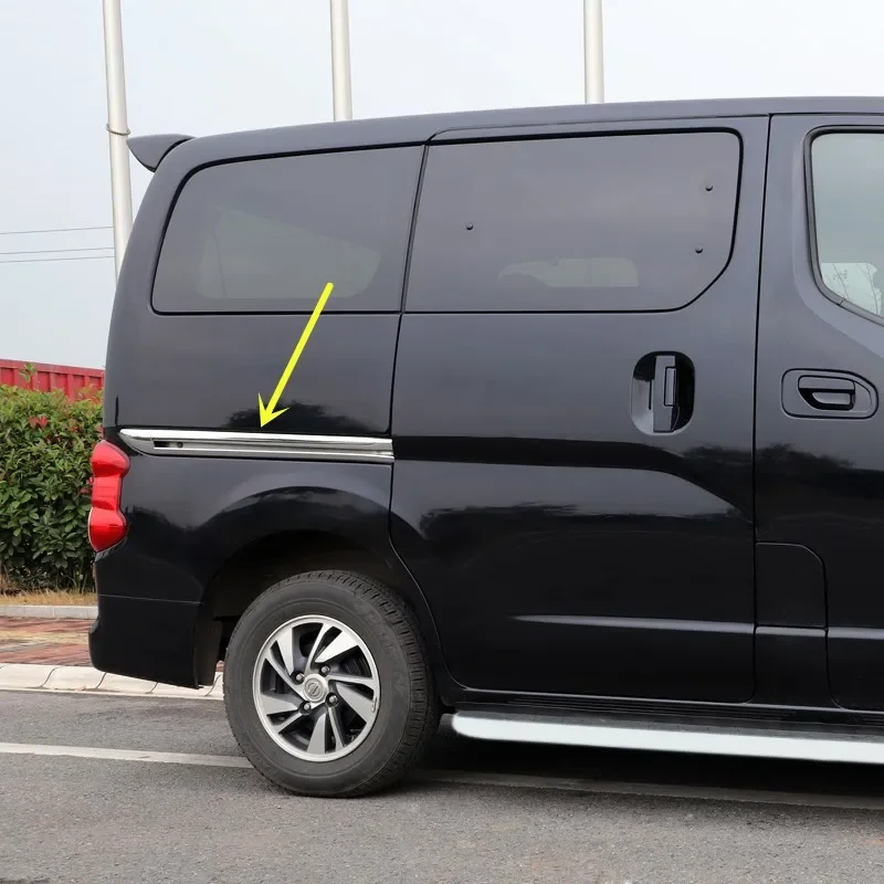 

Car Stickers Overlay ABS Chrome Door slide rail trim Car Styling for Nissan NV200 2016 2017 2018 2019 2PCS/SET