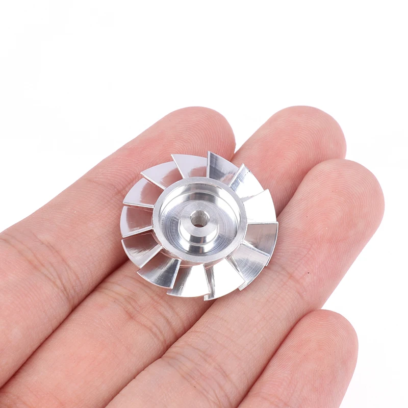 

High Precision 27mm Aluminum Impeller Fan Blade Impeller CNC Machined 3mm Aperture Impeller 100000RPM High Speed Fan Duct Blades