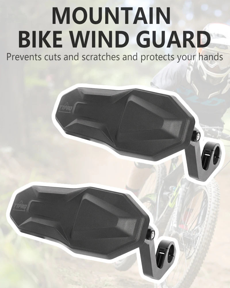 Description Picture 2 of itemTTPRO Bicycle Hand Guard Windproof Universal Protective Gear Suitable For MTB Road Bike Bicycle Hand Guard Handlebar Protector