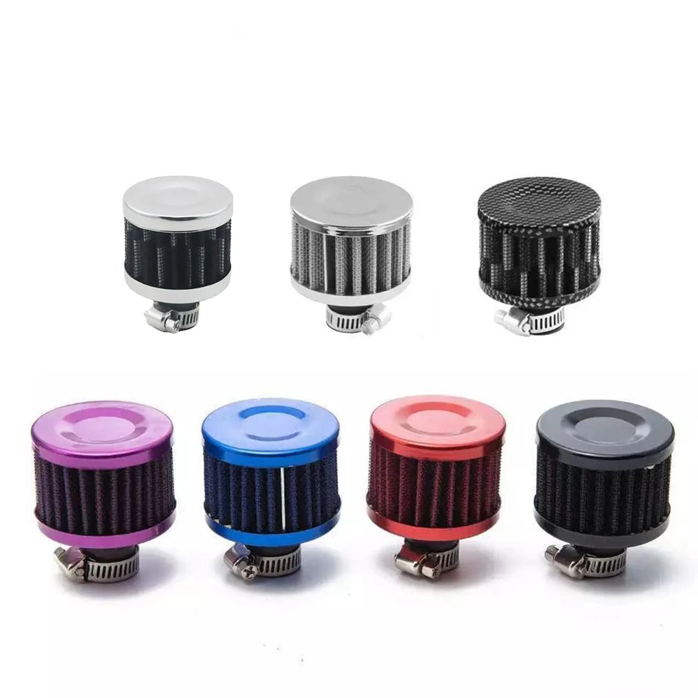 Air Filters Universal Interface Car Air Filters Small 12mm For Motorcycle Turbo High Flow Racing Cold Air Intake Filter Mushroom Head