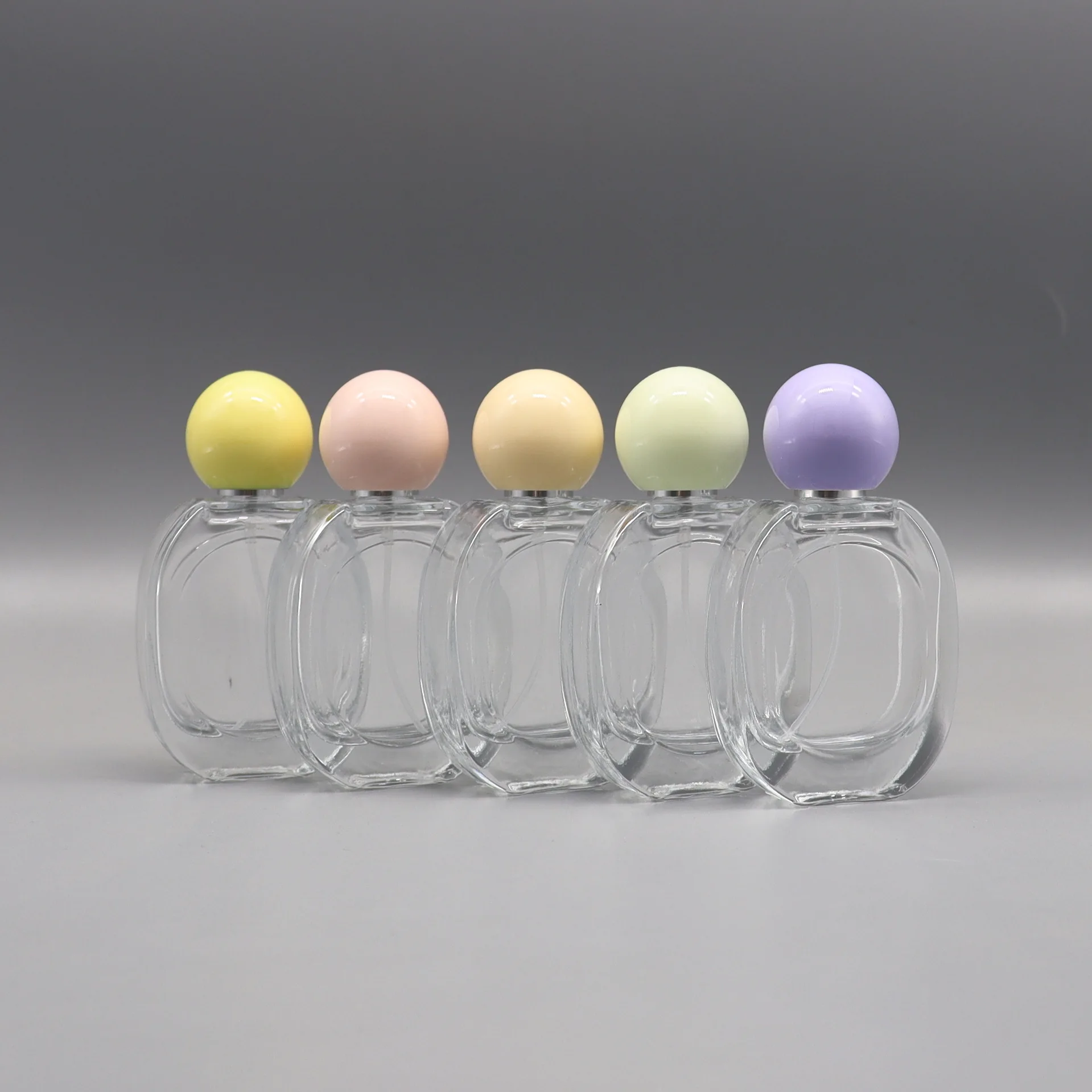 

5PCS 30ML Perfume Bottle Glass Empty Spray Bottles Portable Cosmetics Ball Mist Atomizer Sanitizer Sprayer Refillable Container