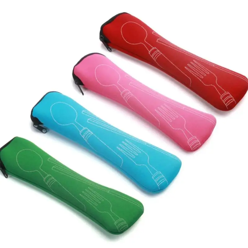 Portable Tableware Bag Cutlery Bag Dinner Set Travel Packaging Storage Box Dinnerware Picnic Fork Spoon Without Dinnerware tableware storage bag tableware storage box