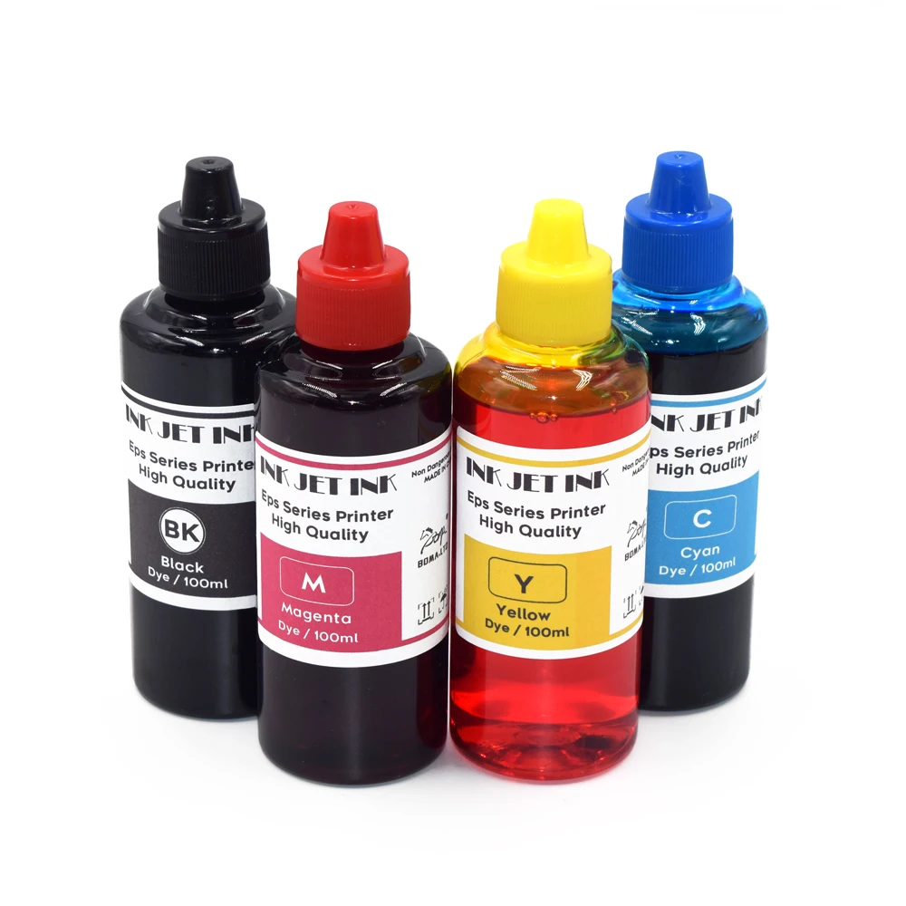 KIT Ricarica cartucce 2 Flaconi 100ml universale inchiostro colori per Brother