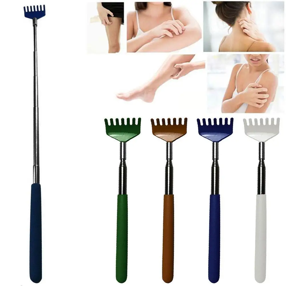 Telescopic Back Scratcher Scratching Massager Back Scraper Itch Products Kit Telescoping Health Hackle Extend back scratchers,tickle tool