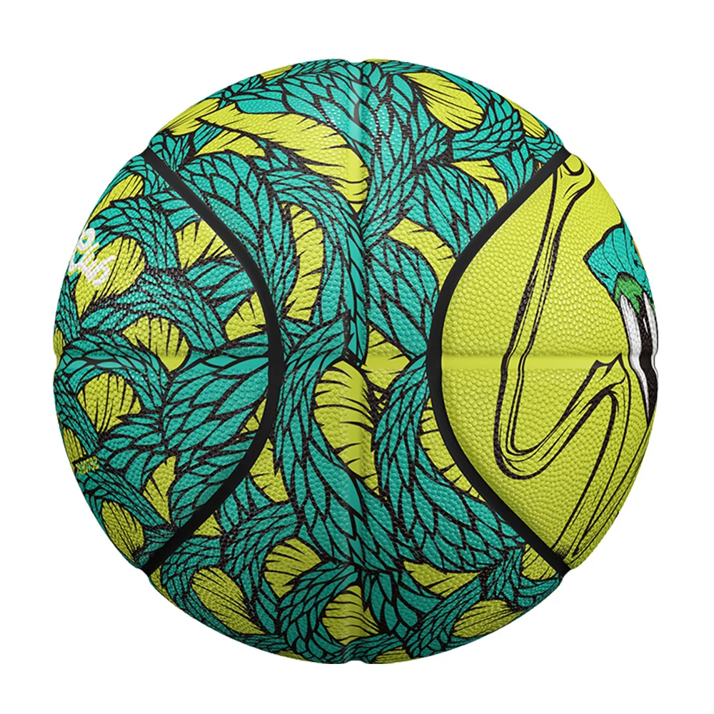 Pythons Printing Basketball Size 7 Official Certification Game Basketball with Pump Needle Net 3 Layers Outdoor Training Ball view 3