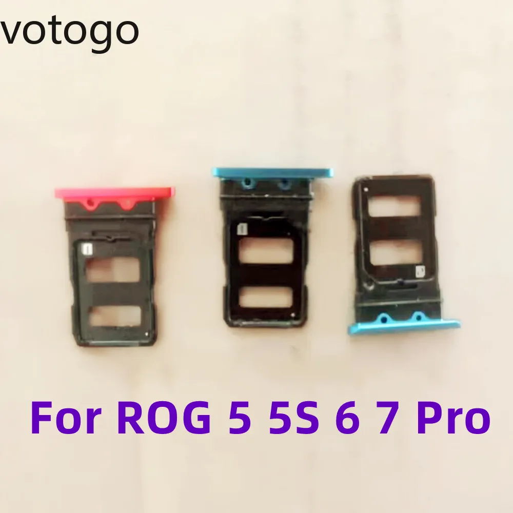 Vassoio Per Sim Card Per Asus Rog Phone 5 5S 6 7 Pro Sd Micro Card Holder Slot Adapter Parts