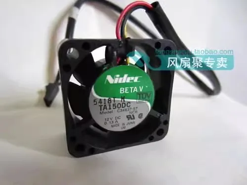 

Бесплатная доставка, новый оригинальный охлаждающий вентилятор NIDEC TA150DC C34637-57 4cm4020 12V 0.13a