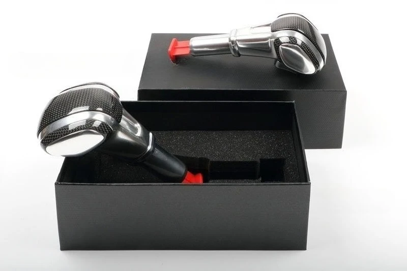 Automatic Gearbox Gear Shift Knob Lever Cayenne 2011-2017 Carbon Fiber Car Airc
