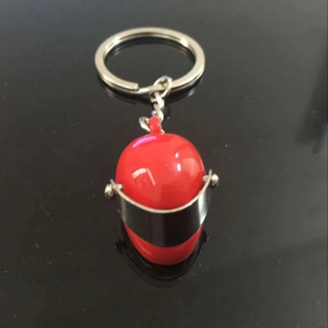 1pc Mini Simulation Keychain Safety Helmet, Holiday Creative Keyring Key  Chain Jewelry Gift For Boys Girls