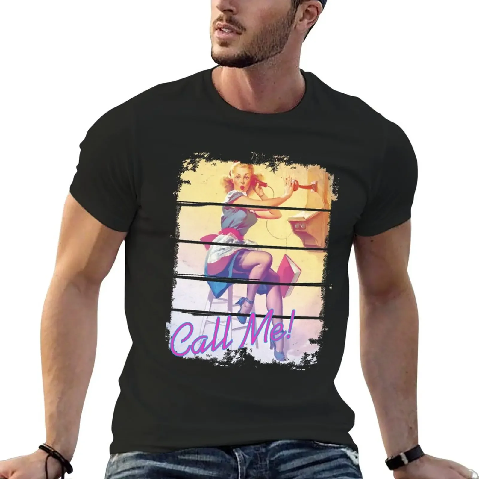 

Call Me PinUp T-Shirt tops new edition t shirt men