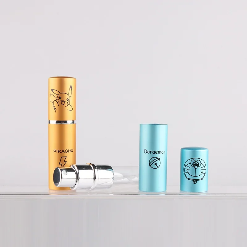 10ML Disney Mickey Minnie Mouse Perfume Bottle Mini Metal Sprayer Refillable Aluminum Perfume Atomizer Travel Size Empty Parfume