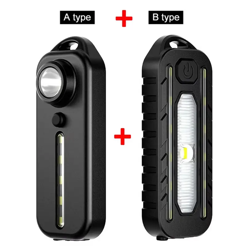 LED Red and Blue Shoulder Police Light with Clip USB Rechargeable Flashlights Warning Safety Torch Bike Warn LANTERN - Image 7